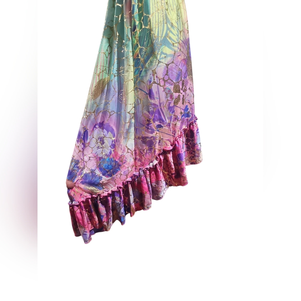 Colorful Strapless Dress - Picture 8 of 9